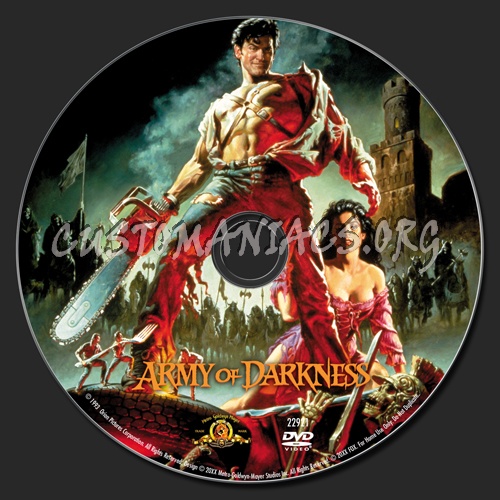Army of Darkness dvd label