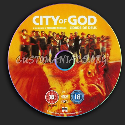 City of God dvd label