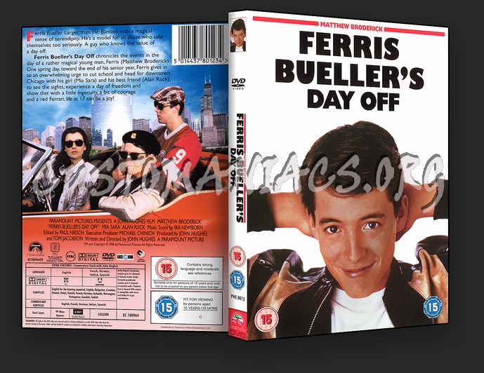 Ferris Bueller's Day Off dvd cover