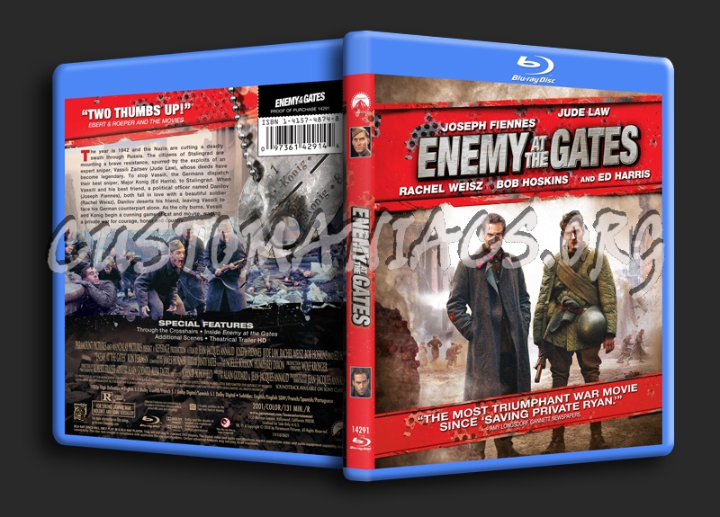 Enemy at the Gates blu-ray cover