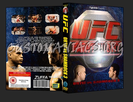 UFC UFN Ortiz vs. Shamrock 3 dvd cover