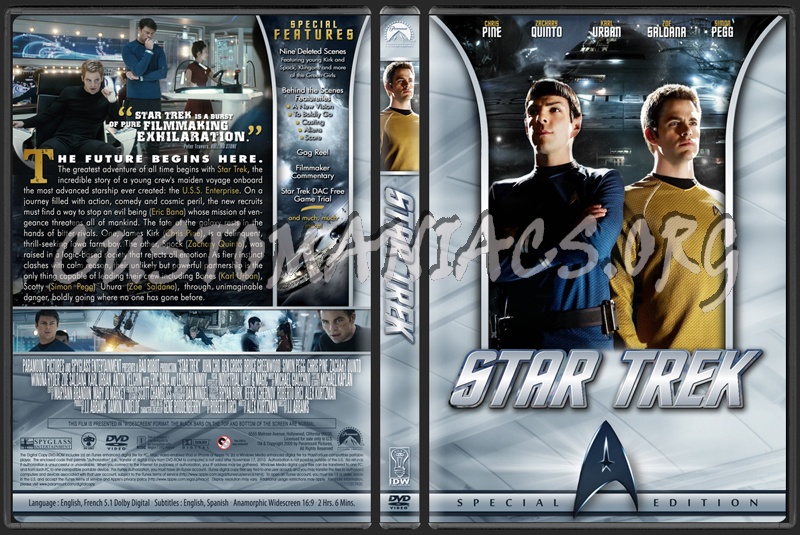 Star Trek dvd cover