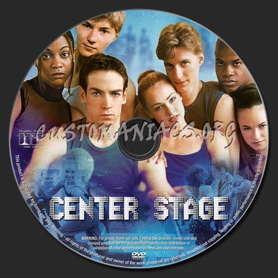 Center Stage dvd label