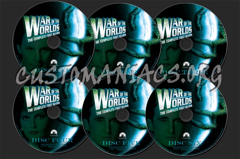 War Of The Worlds - Season One dvd label