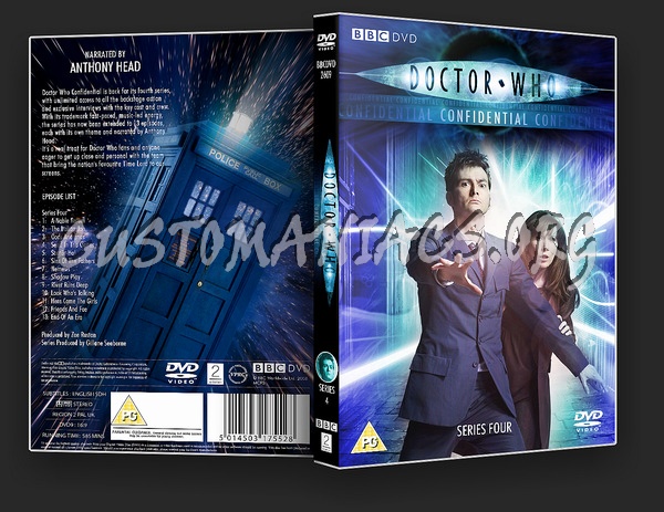 Doctor Who Confidential Series 4 dvd cover