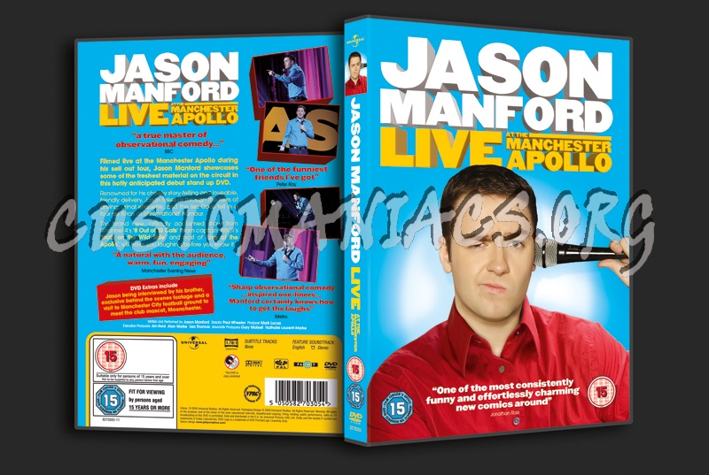 Jason Manford Live at the Manchester Apollo dvd cover