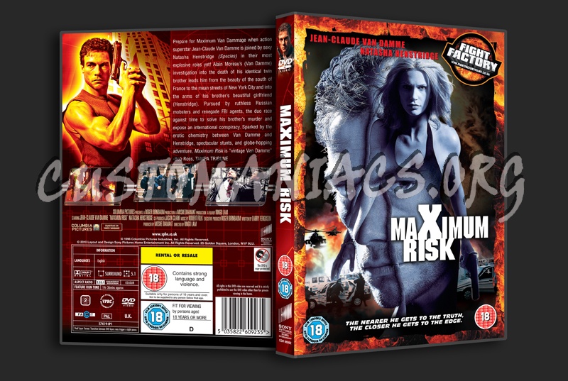 Maximum Risk dvd cover
