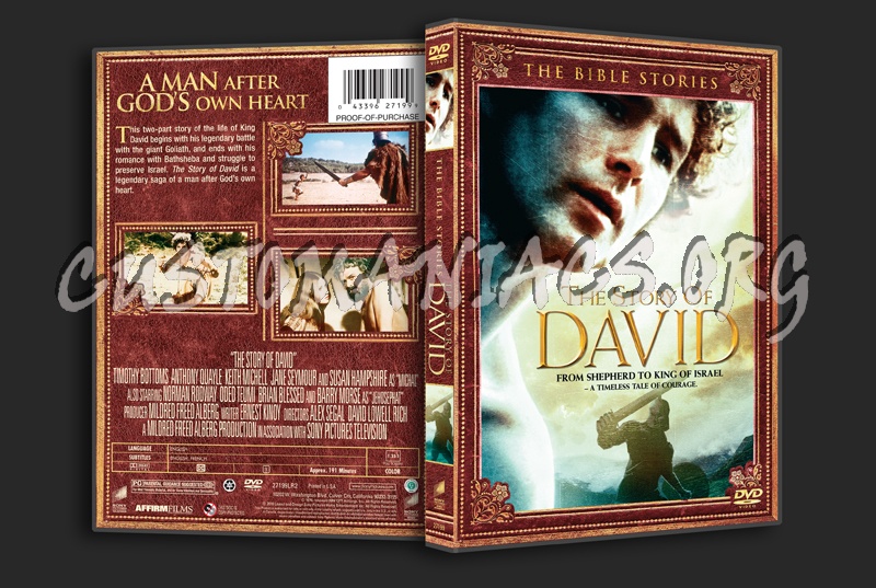 The Bible Stories The Story of David dvd cover