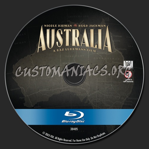 Australia blu-ray label