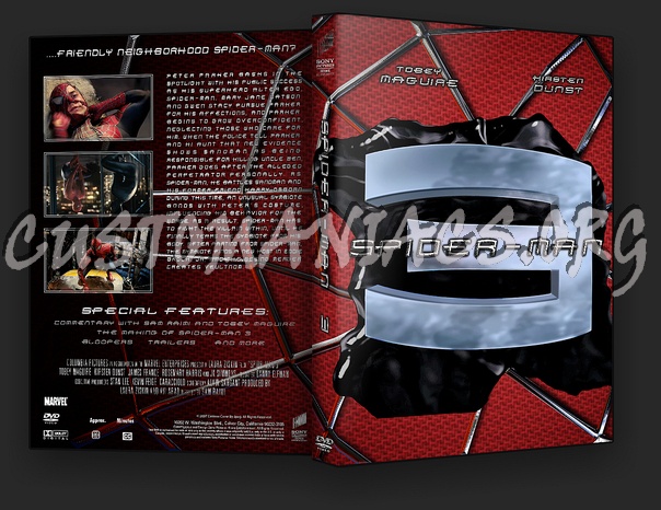 Spider-Man 3 dvd cover