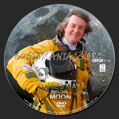 James May On The Moon dvd label