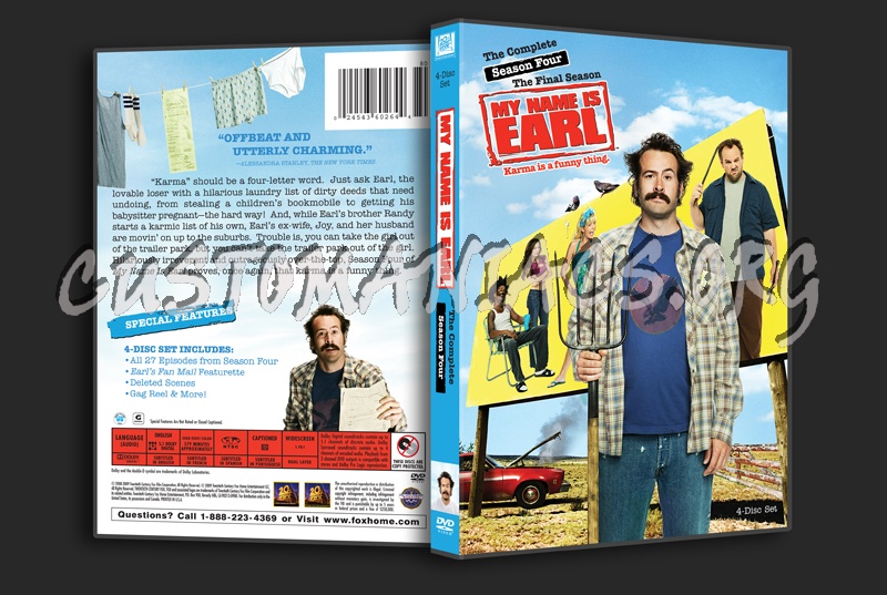My Name is Earl  Season 4 dvd cover