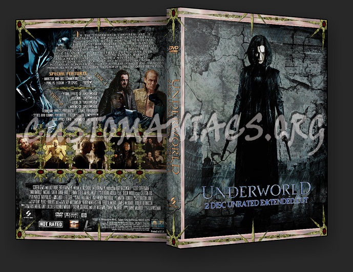 Underworld 2 Disc Unrated Extended Cut dvd cover