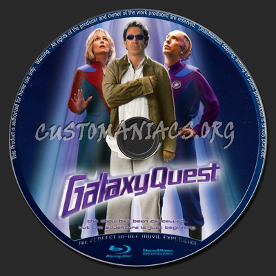 Galaxy Quest blu-ray label