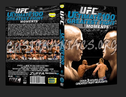 UFC Ultimate 100 Greatest Fights Moments dvd cover