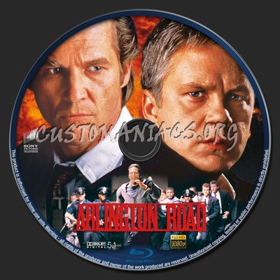 Arlington Road blu-ray label