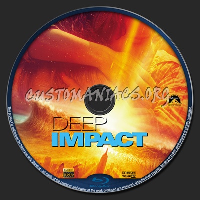 Deep Impact blu-ray label