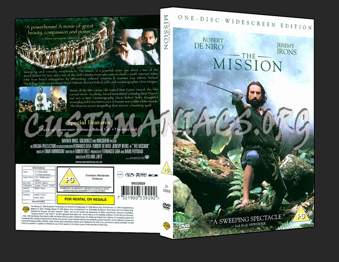 The Mission dvd cover