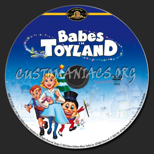 Babes in Toyland dvd label