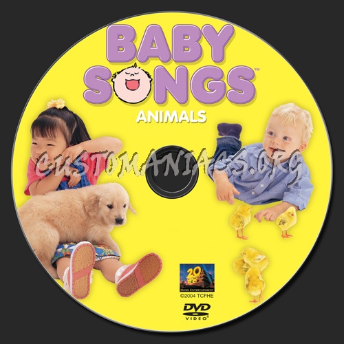 Baby Songs Animals dvd label