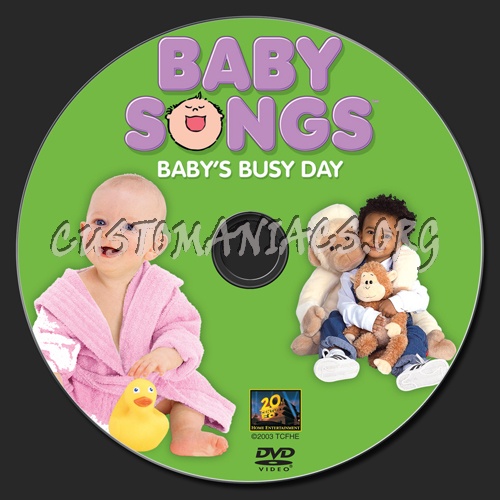 Baby Songs Baby's Busy Day dvd label