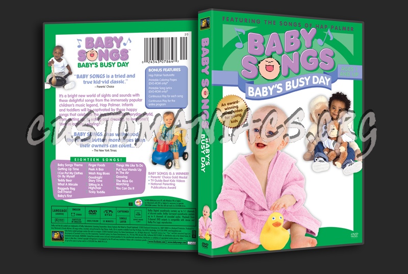 Baby Songs Baby's Busy Day dvd cover