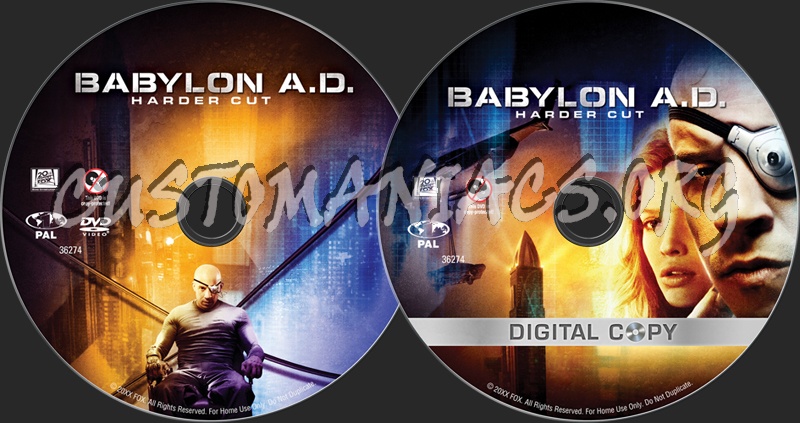 Babylon A.D. dvd label