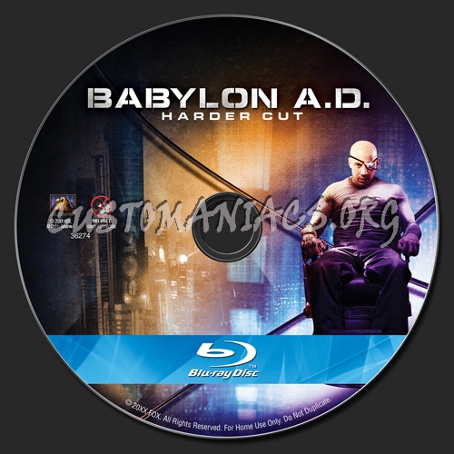 Babylon A.D. blu-ray label