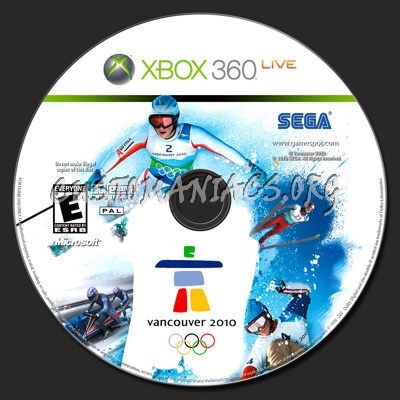 Vancouver 2010 dvd label
