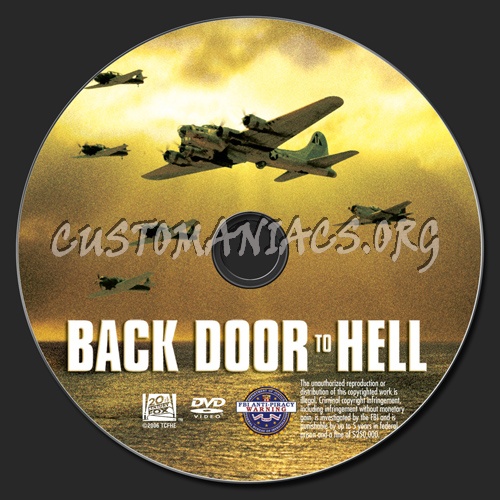 Back Door to Hell dvd label