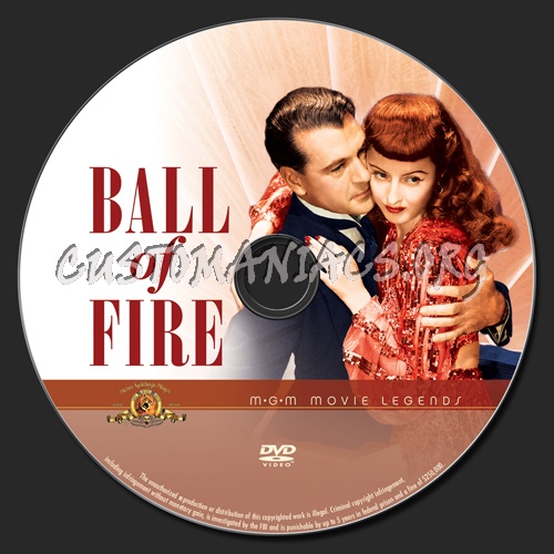 Ball of Fire dvd label