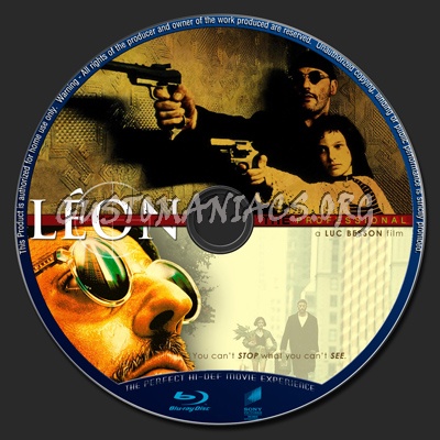 Leon: The Professional blu-ray label