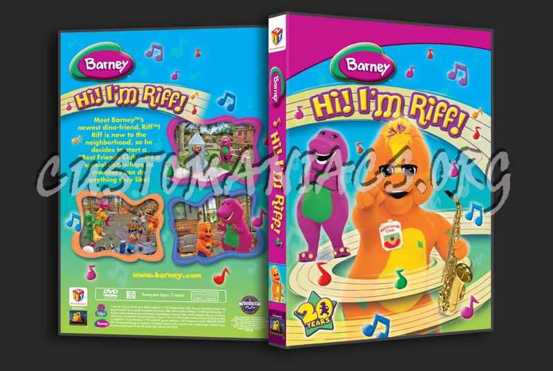 Barney: Hi! I'm Riff! dvd cover