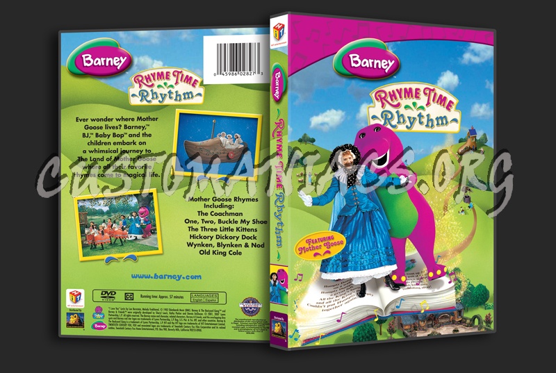 Barney: Rhyme Time Rhythm dvd cover