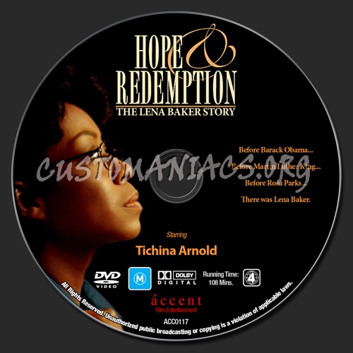 Hope & Redemption - The Lena Baker Story dvd label