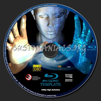 Blu-ray Disc MULTI Studio -TEMPLATE dvd label