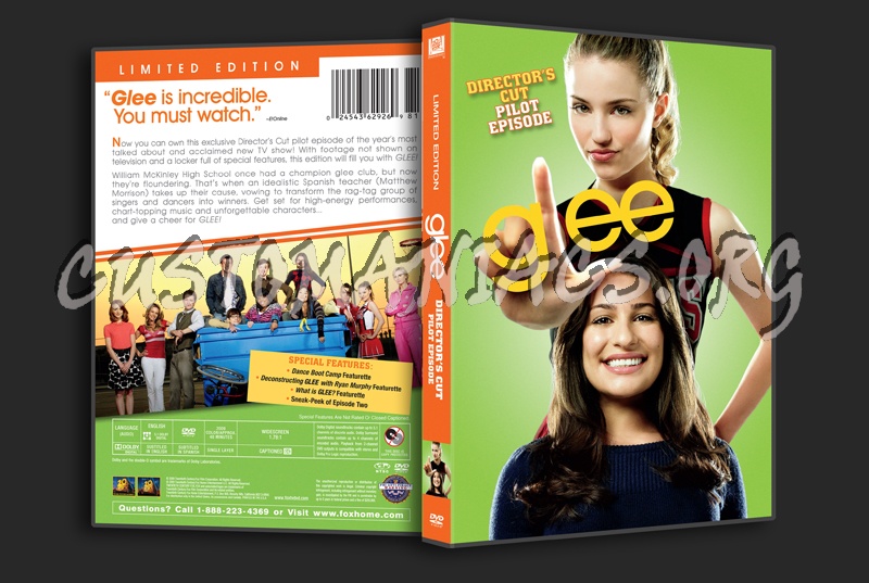 Glee Pilot dvd cover