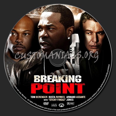 Breaking Point dvd label