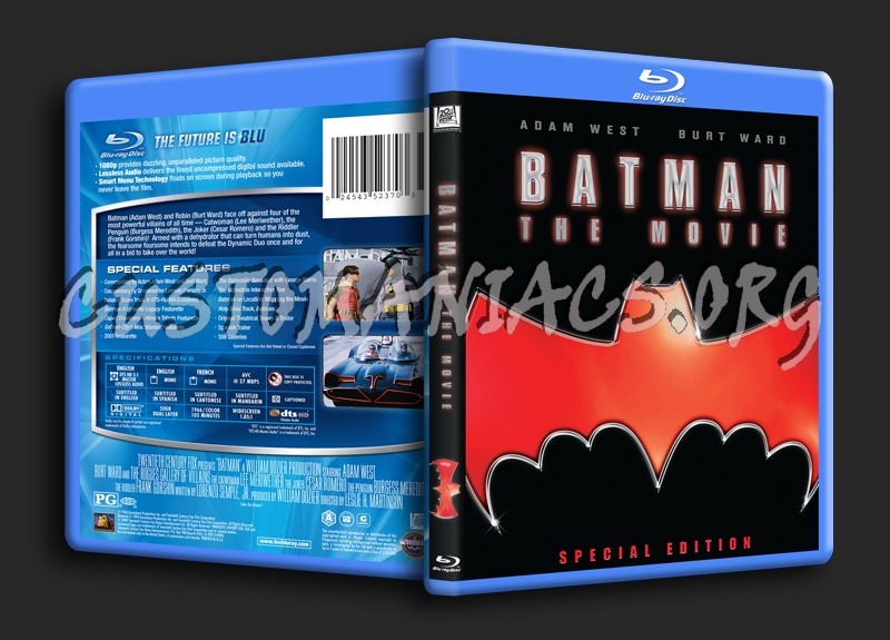 Batman The Movie (1966) blu-ray cover