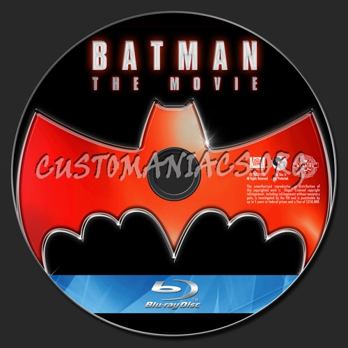 Batman The Movie (1966) blu-ray label