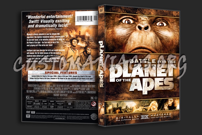 Battle for the Planet of the Apes dvd cover