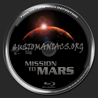 Mission To Mars blu-ray label