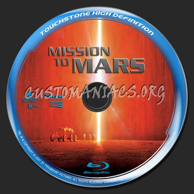 Mission To Mars blu-ray label