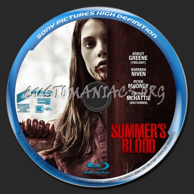 Summer's Blood blu-ray label