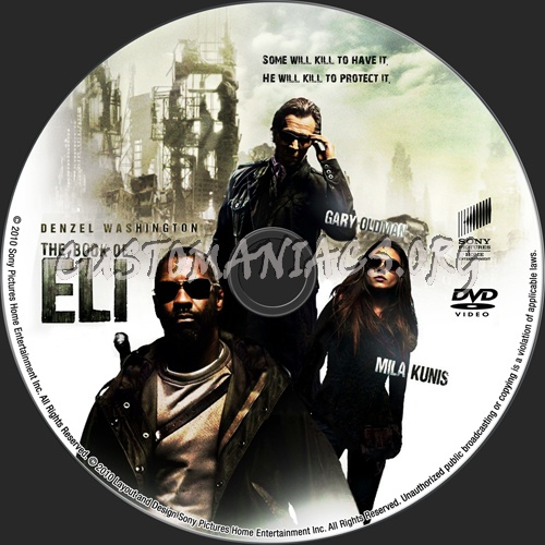 The Book of Eli dvd label