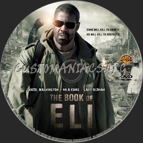 The Book of Eli dvd label