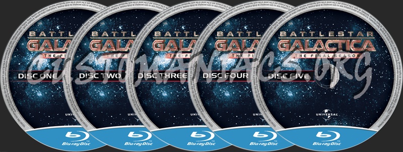 Battleship Galactica Season 4 blu-ray label