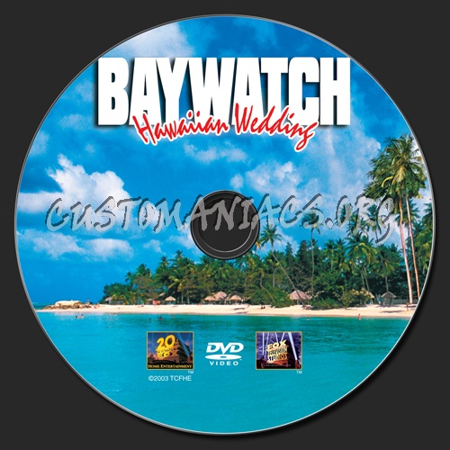Baywatch Hawaiian Wedding dvd label