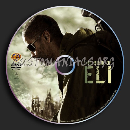 The Book Of Eli dvd label