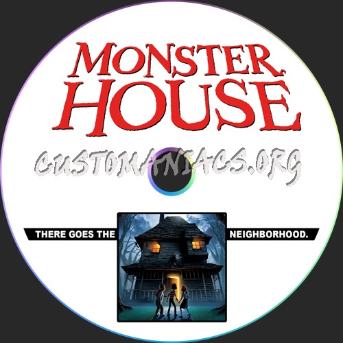 Monster House dvd label